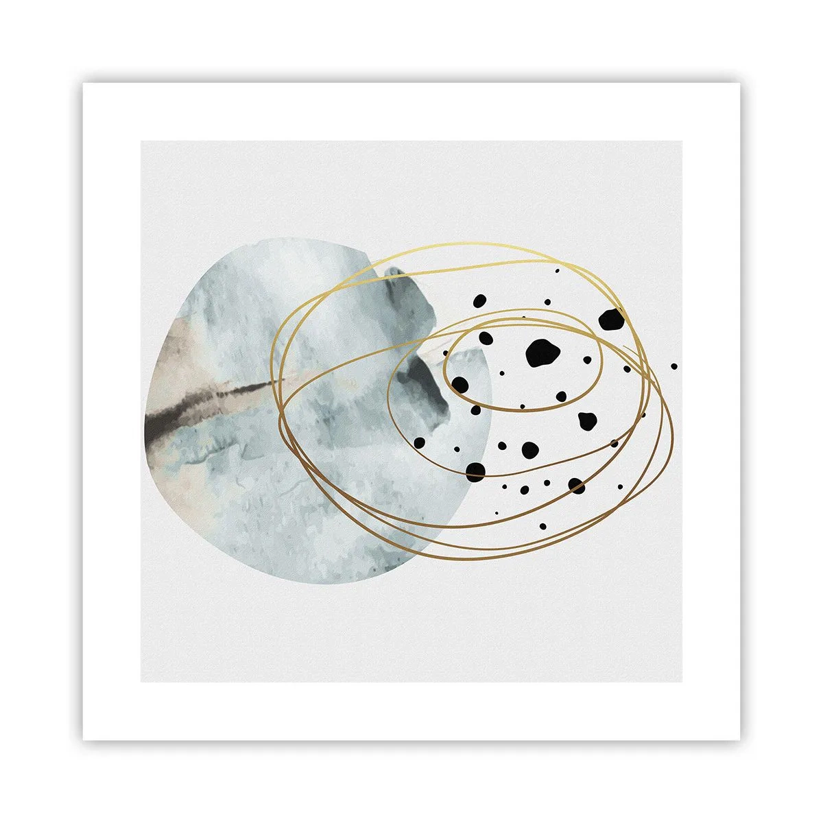 Plakat - W objęciach przestrzeni - 40x40 cm