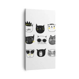 Obraz na płótnie - Każdy inny - 55x100 cm