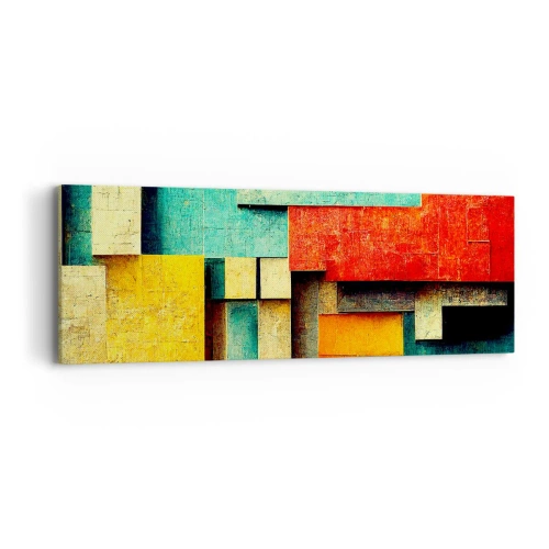 Obraz na płótnie - Festiwal kątów prostych - 90x30 cm