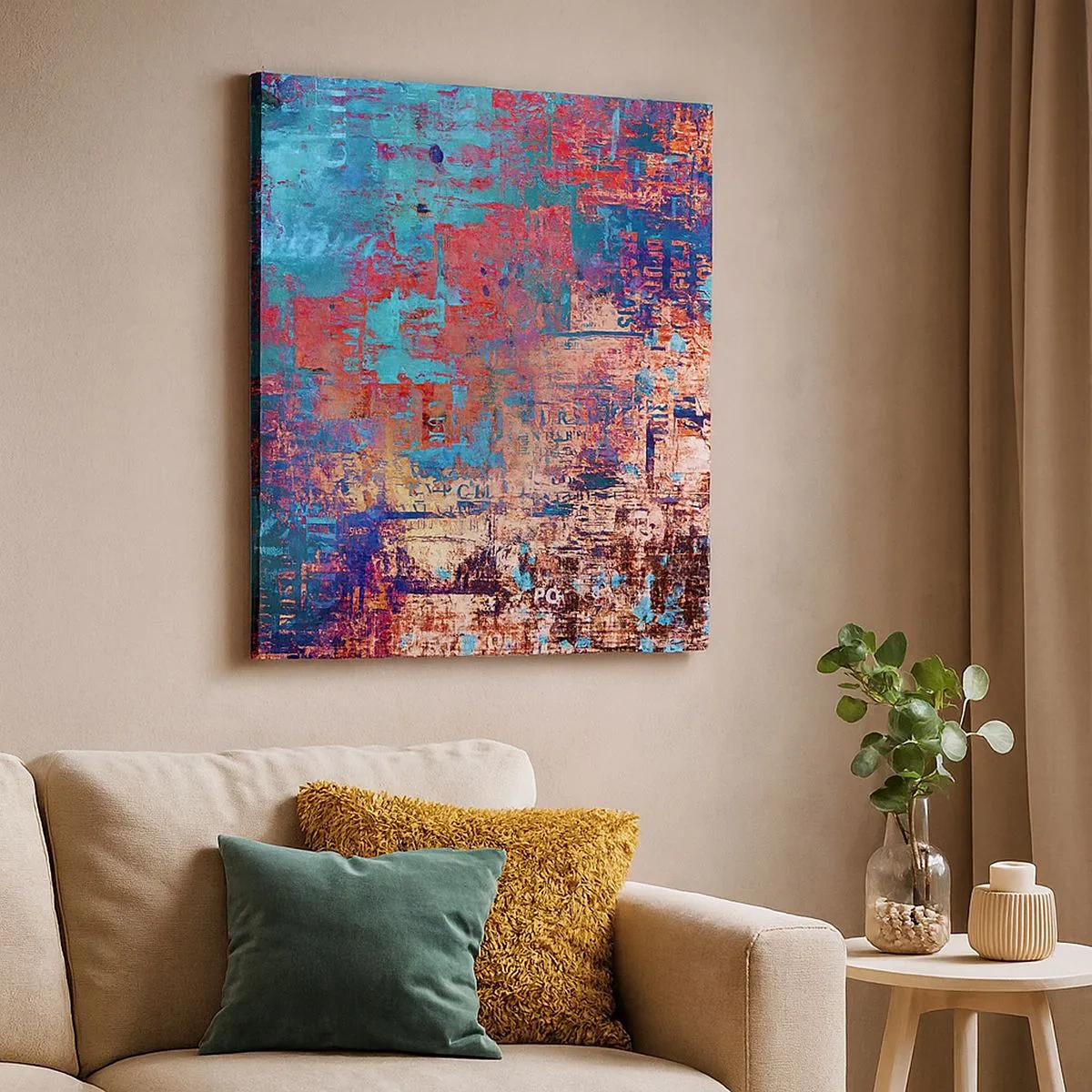 Obraz na płótnie - Pamięć i niepamięć - 30x30 cm