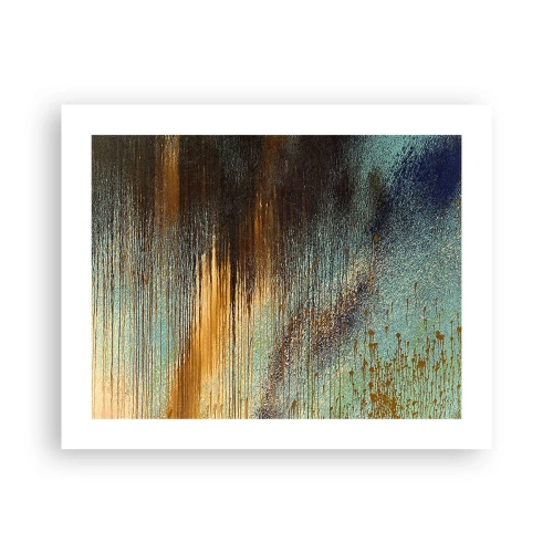 Plakat - Nieprzypadkowa barwna kompozycja - 50x40 cm
