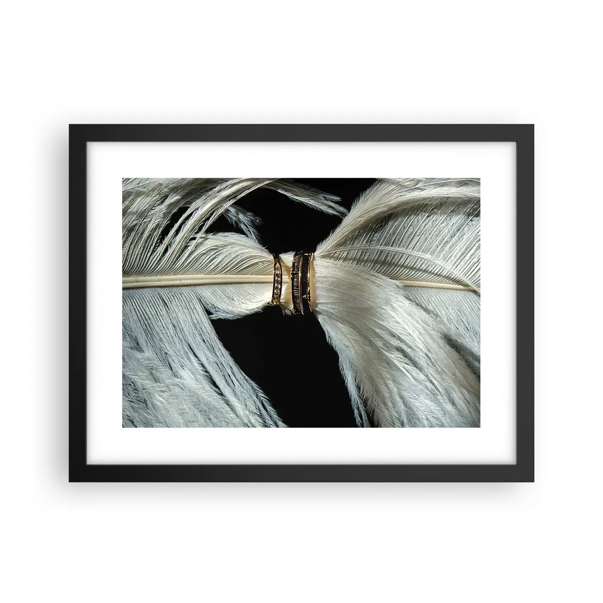 Plakat w czarnej ramie - ...i nie opuszczę Cię… - 40x30 cm