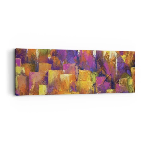 Obraz na płótnie - Kompozycja metropolitalna - 90x30 cm