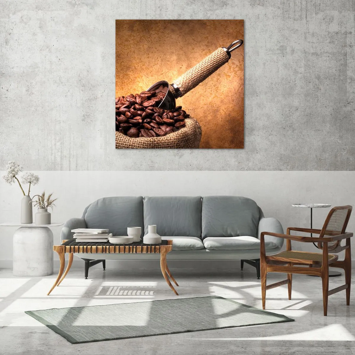 Obraz na szkle - U źródeł smaku - 70x70 cm