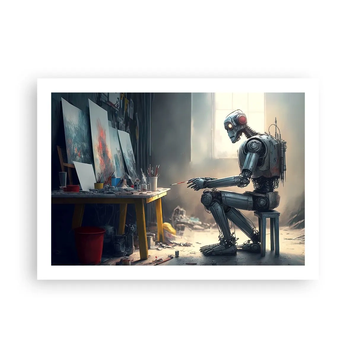 Plakat - Akt kreacji - 70x50 cm