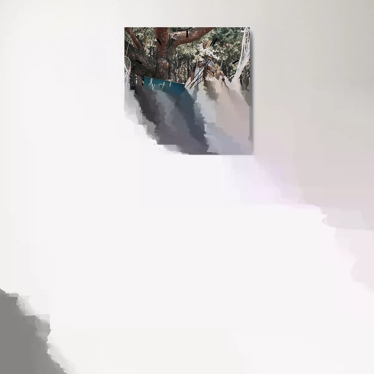 Zegar ścienny - Make love… - 30x30 cm