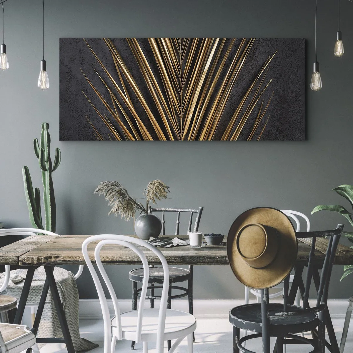 Obraz na płótnie - Złoto tropików - 100x40 cm