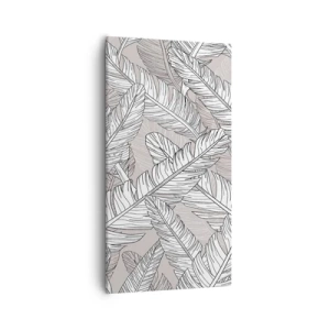 Obraz na płótnie - Pierzasta zawierucha - 55x100 cm