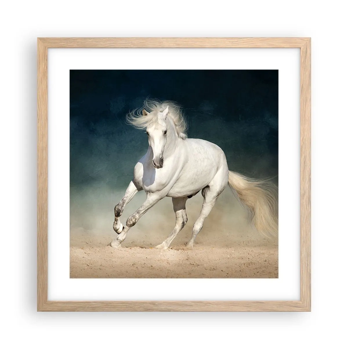 Plakat w ramie jasny dąb - Wolność w stanie czystym - 40x40 cm