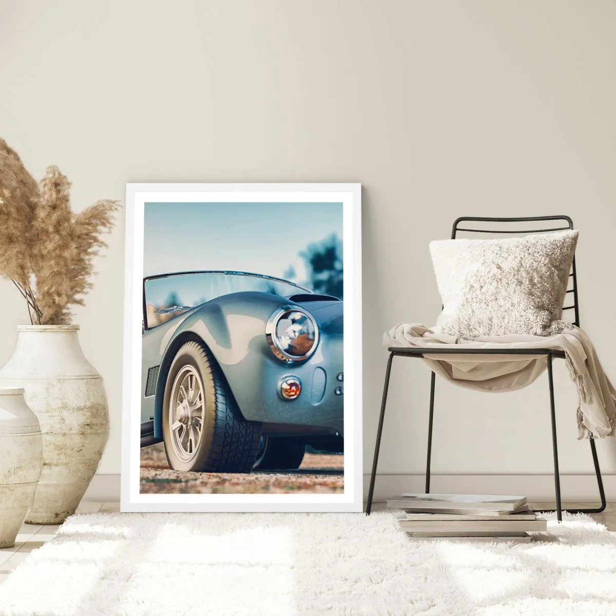 Plakat w białej ramie - Bo liczy się styl - 30x40 cm