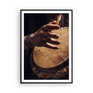 Plakat w czarnej ramie - W rytmie serca - 70x100 cm