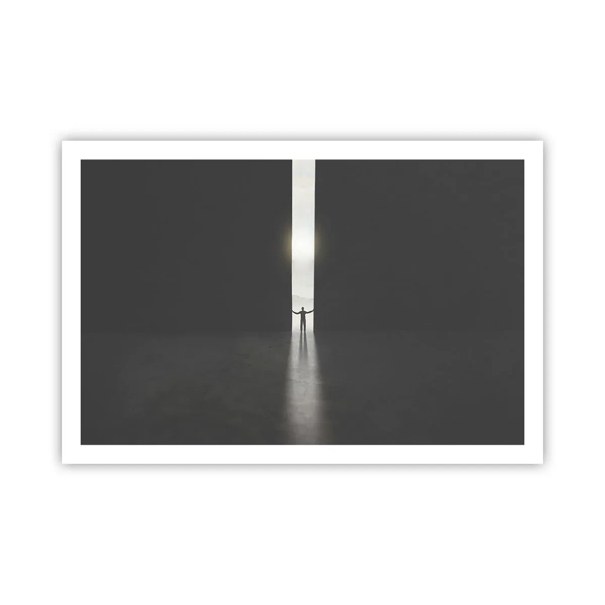 Plakat - Krok do jasnej przyszłości - 91x61 cm