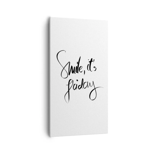 Obraz na płótnie - Prawdziwa radość - 55x100 cm