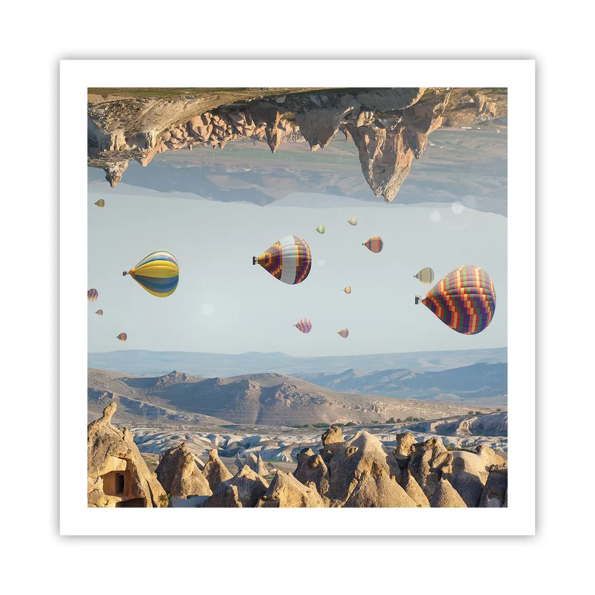 Plakat - Tu wszystko jest możliwe - 60x60 cm