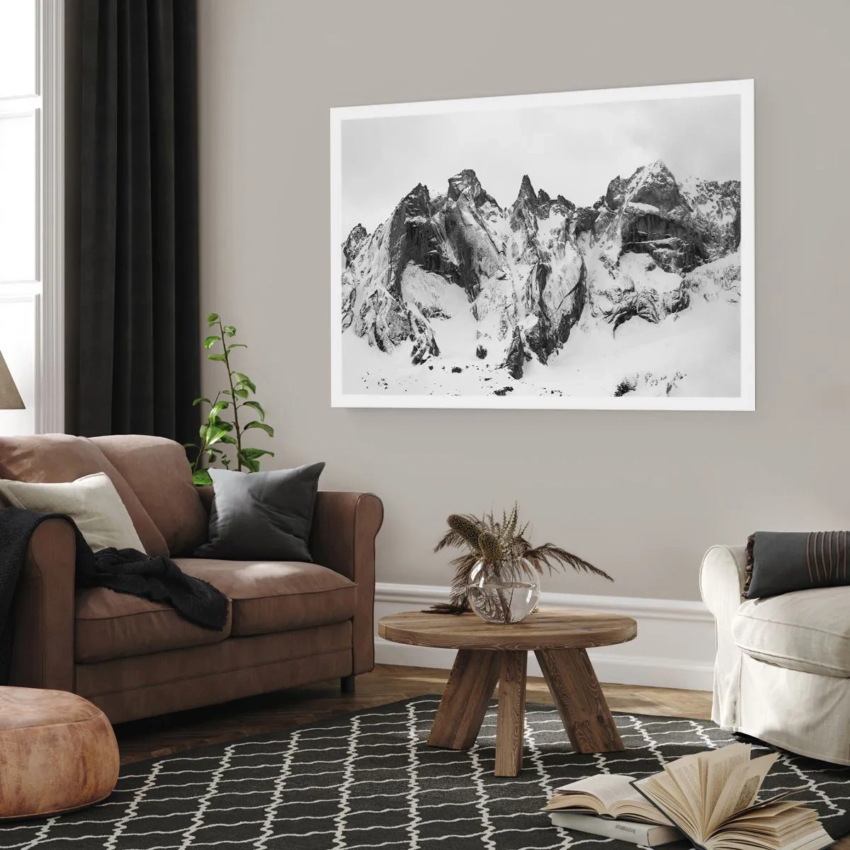 Plakat - Granitowa groźna grań - 91x61 cm