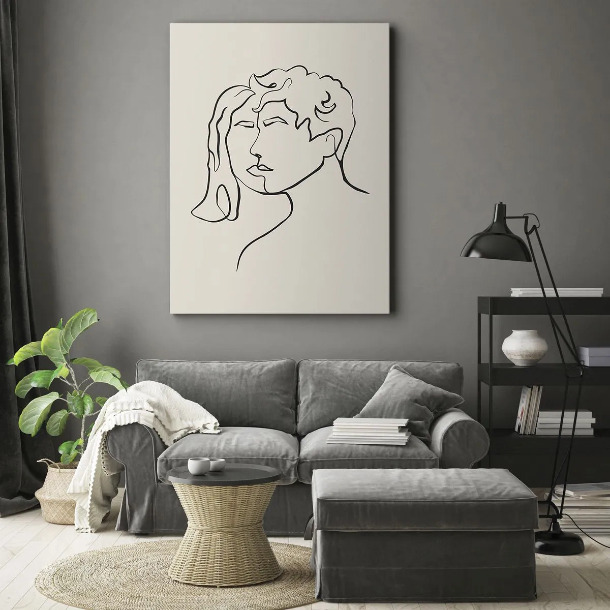 Obraz na płótnie - I stała się jedność - 55x100 cm