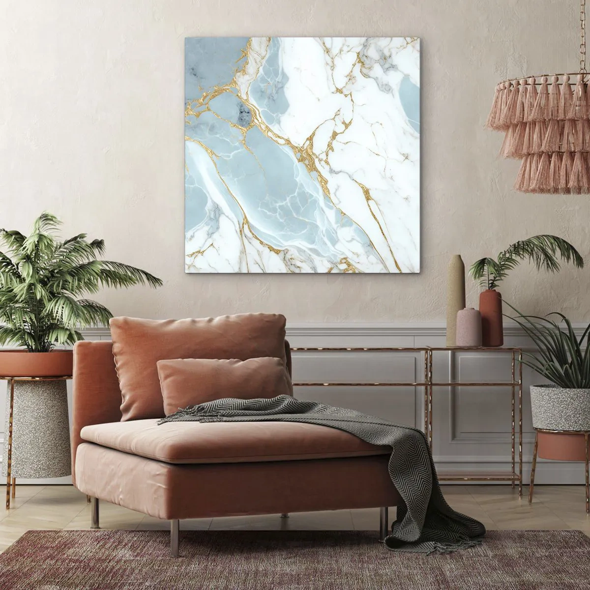 Obraz na płótnie - Bogactwo kamienia - 40x40 cm