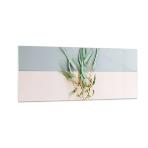 Obraz na szkle - Pastelowa subtelność - 100x40 cm