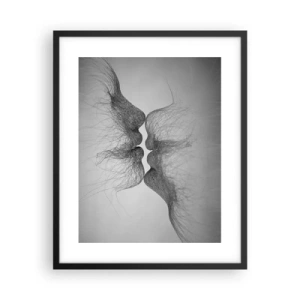 Plakat w czarnej ramie - Pocałunek wiatru - 40x50 cm