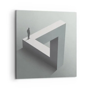 Obraz na płótnie - A jednak możliwe - 50x50 cm