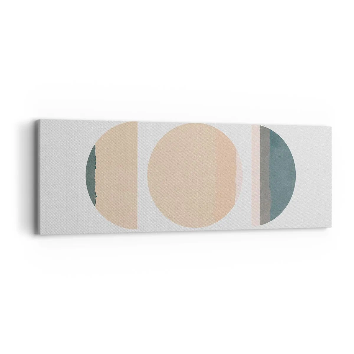 Obraz na płótnie - Koło za kołem - 90x30 cm