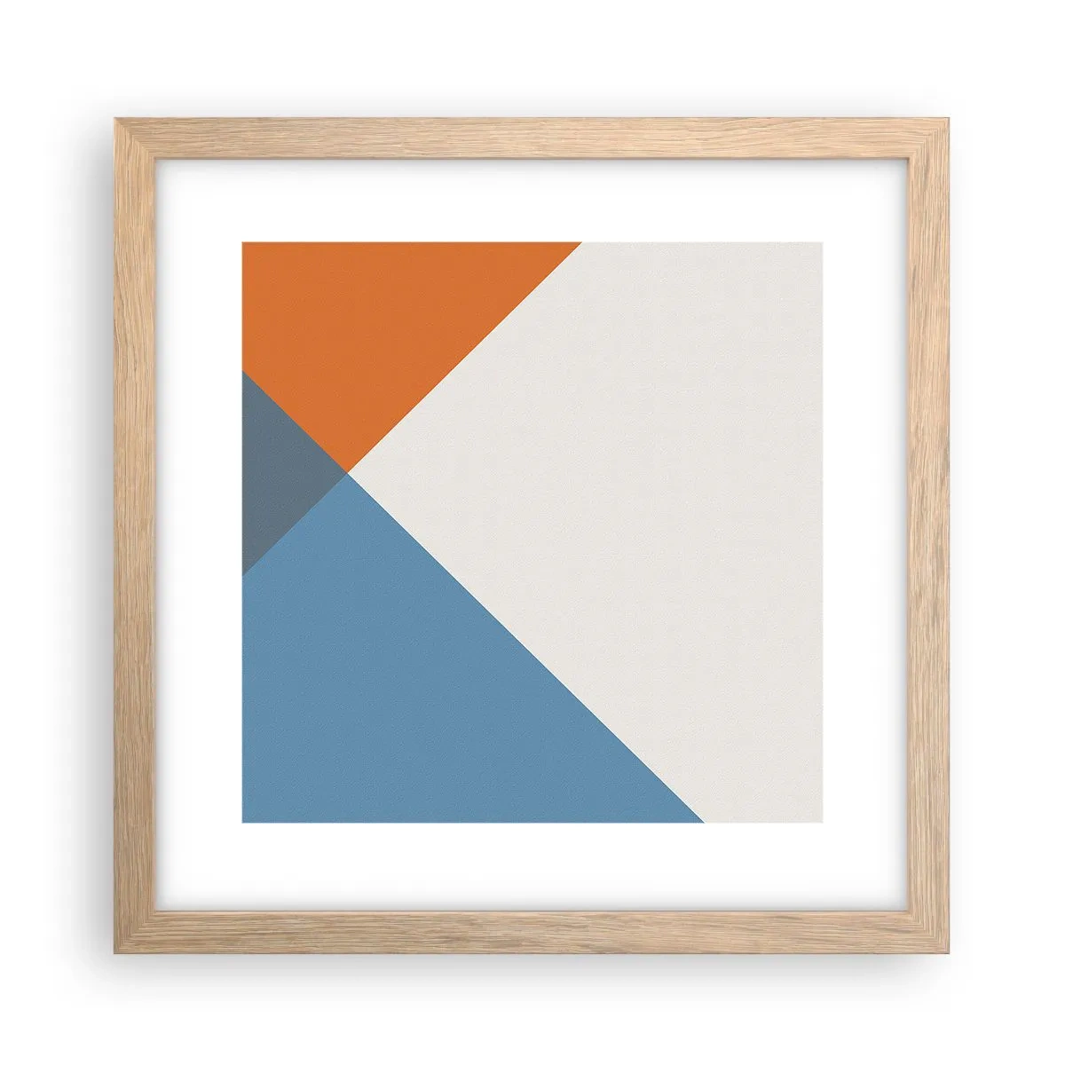 Plakat w ramie jasny dąb - Pod kątem… - 30x30 cm