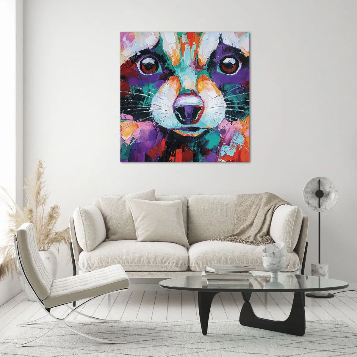 Obraz na szkle - Tylko dobre emocje - 30x30 cm