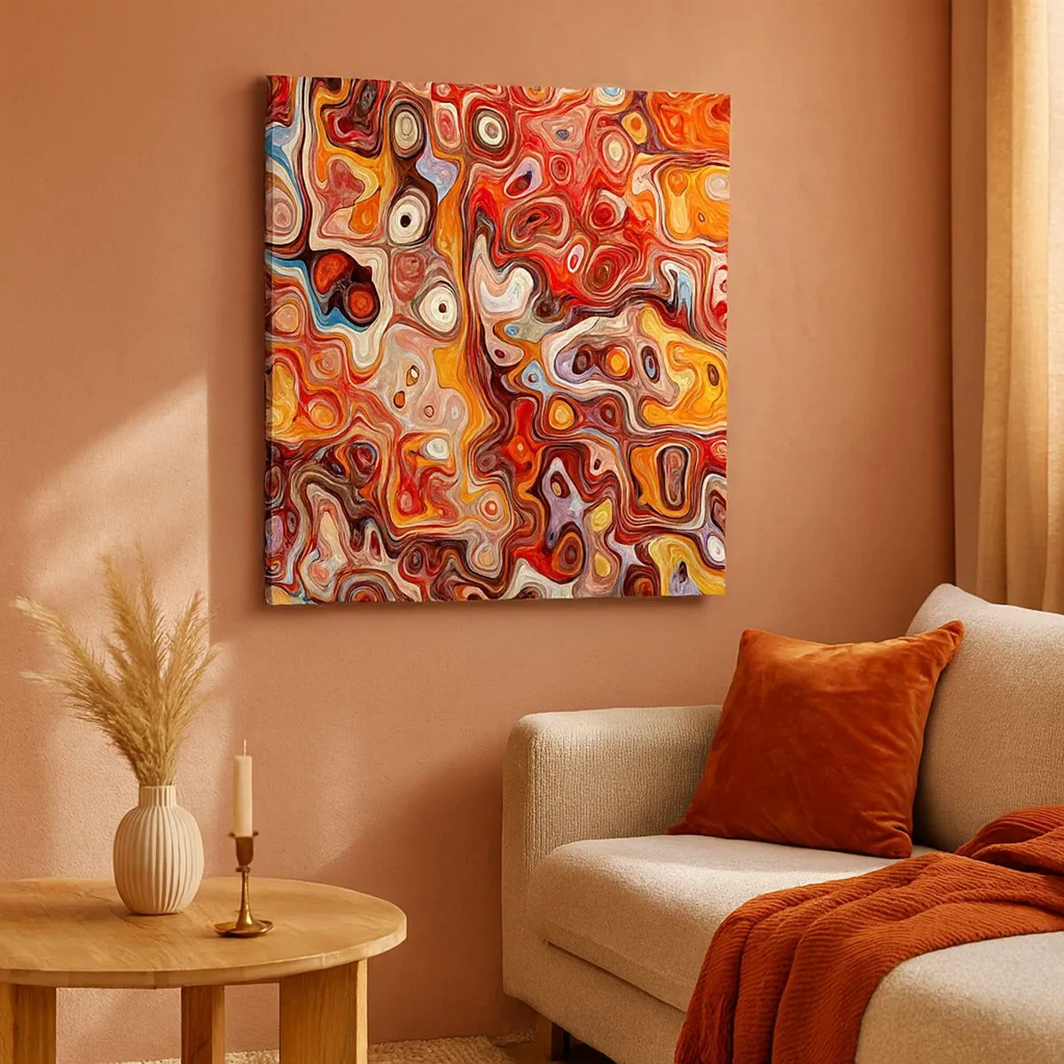 Obraz na płótnie - Gdyby orzechy rozpływały się w miodzie - 30x30 cm