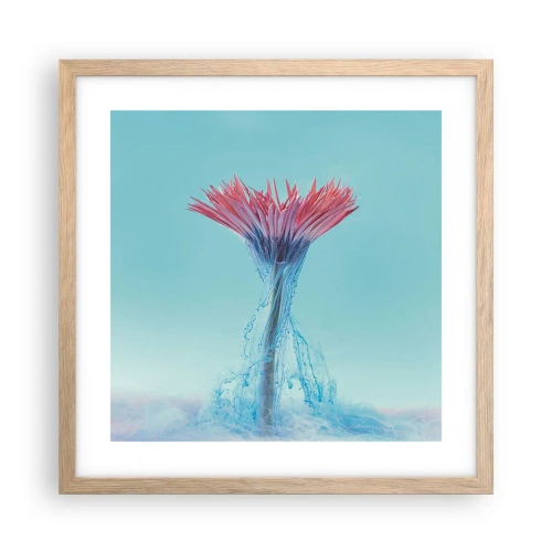 Plakat w ramie jasny dąb - W ożywczym objęciu - 40x40 cm