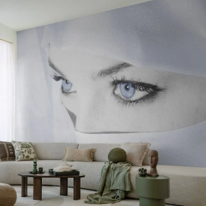 Fototapeta Premium Canvas - Wprost z tysiąca i jednej nocy - Kobieta, Oczy, Kultura - 500x350 cm