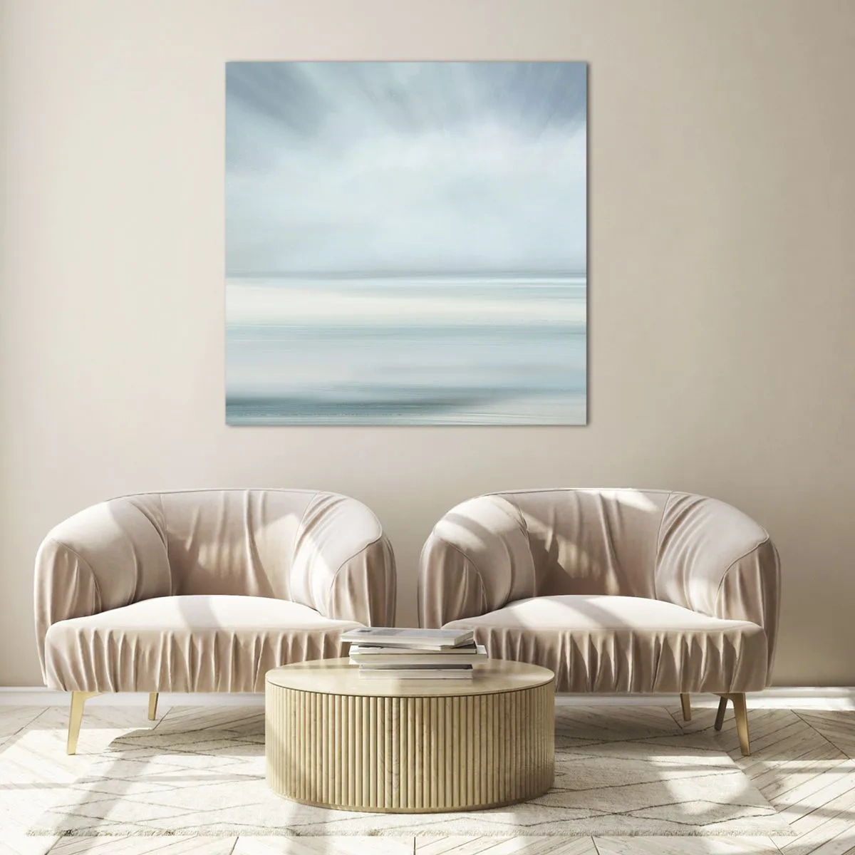 Obraz na szkle - Spokój aż po horyzont - 30x30 cm