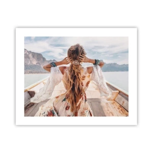 Plakat - W drodze ku szczęściu - 50x40 cm