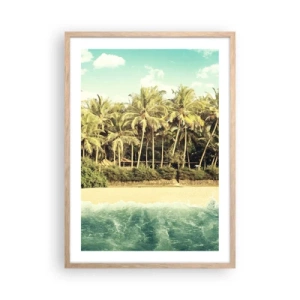Plakat w ramie jasny dąb - A może tutaj? - 50x70 cm