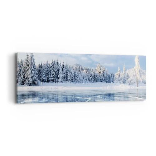 Obraz na płótnie - Olśniewający i krystaliczny widok - 90x30 cm