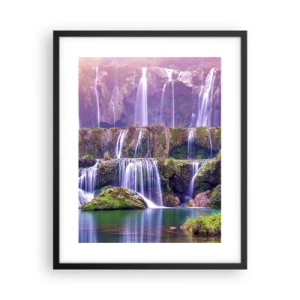 Plakat w czarnej ramie - Schody do nieba - 40x50 cm