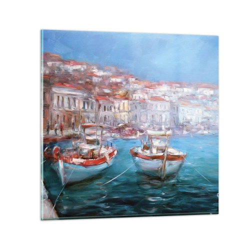 Obraz na szkle - Włoska zatoka - 60x60 cm