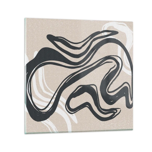 Obraz na szkle - Ekspresja zwielokrotniona - 40x40 cm