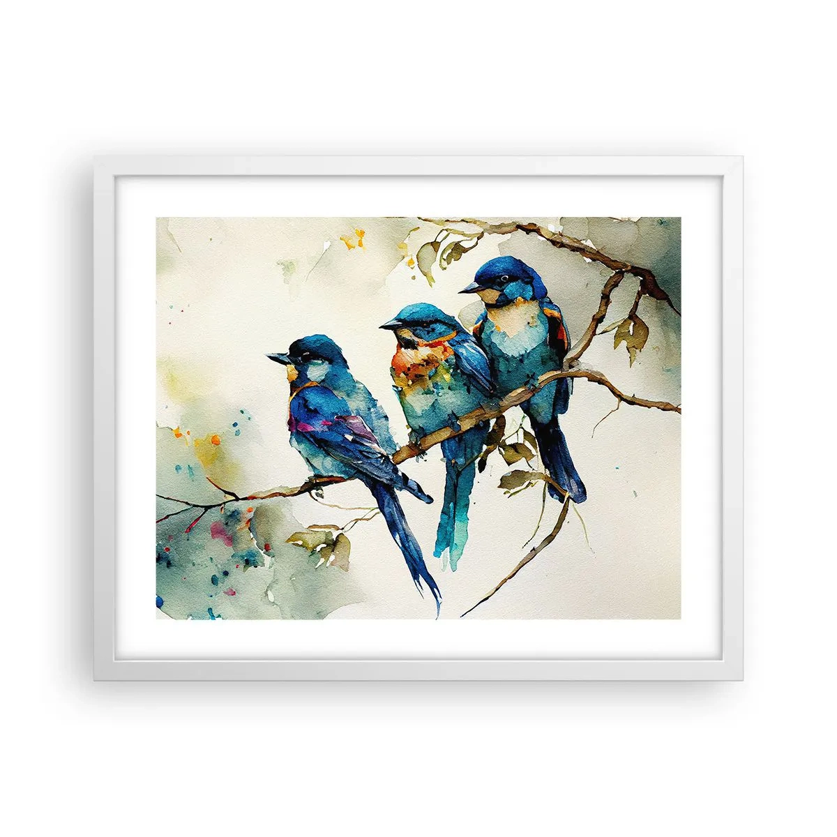 Plakat w białej ramie - Obraził się? - 50x40 cm