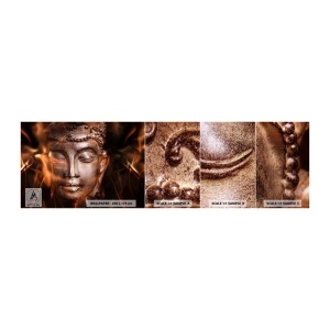 Fototapeta Próbka Samoprzylepna Deluxe Sticker - Istnieje tylko tu i teraz - Budda, Religia, Azja - 100x30 cm