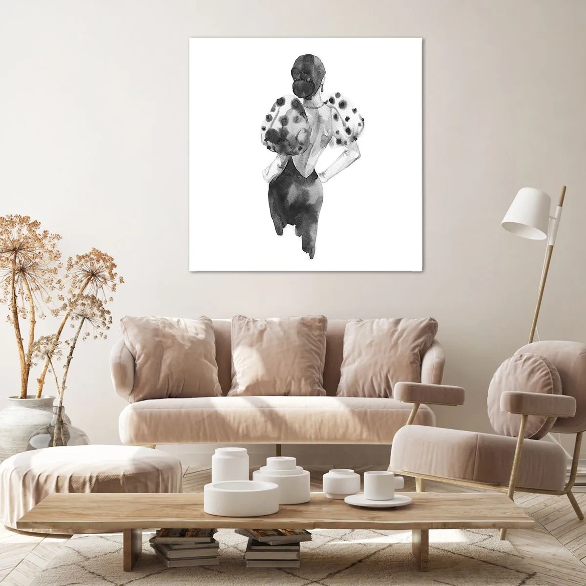 Obraz na płótnie - Przeszła tuż obok - 50x50 cm