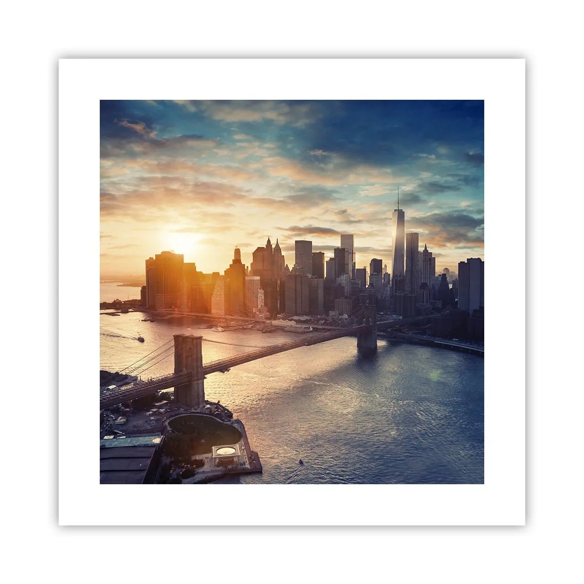 Plakat - Pomnik kultury Zachodu - 40x40 cm