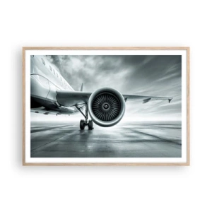 Plakat w ramie jasny dąb - Jest moc! - 100x70 cm