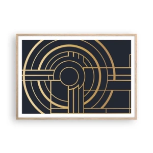 Plakat w ramie jasny dąb - Obroty rzeczy - 100x70 cm