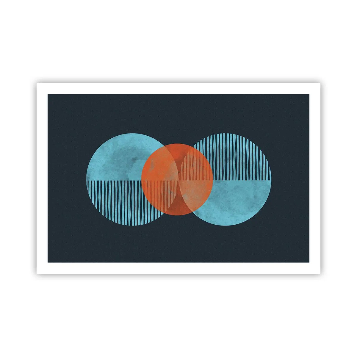 Plakat - Kompozycja symetryczna - 91x61 cm