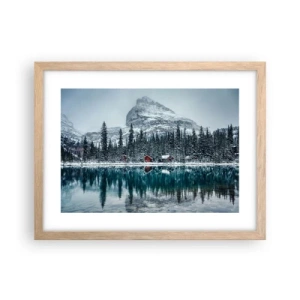 Plakat w ramie jasny dąb - Kanadyjskie zacisze - 40x30 cm