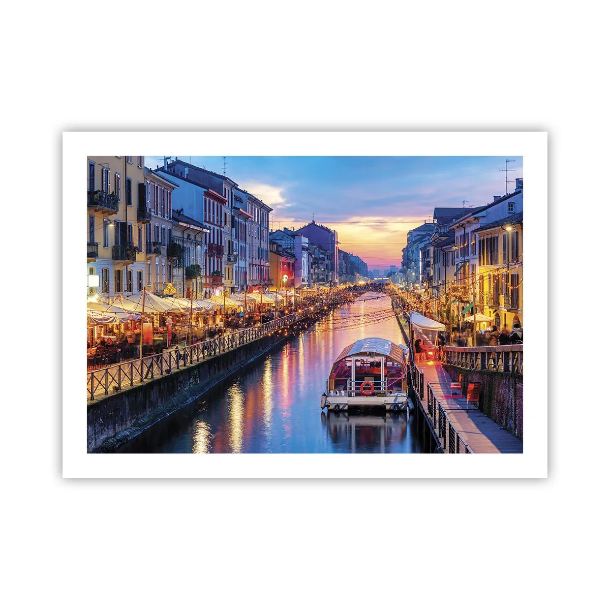 Plakat - Wieczór światła i zabawy - 70x50 cm