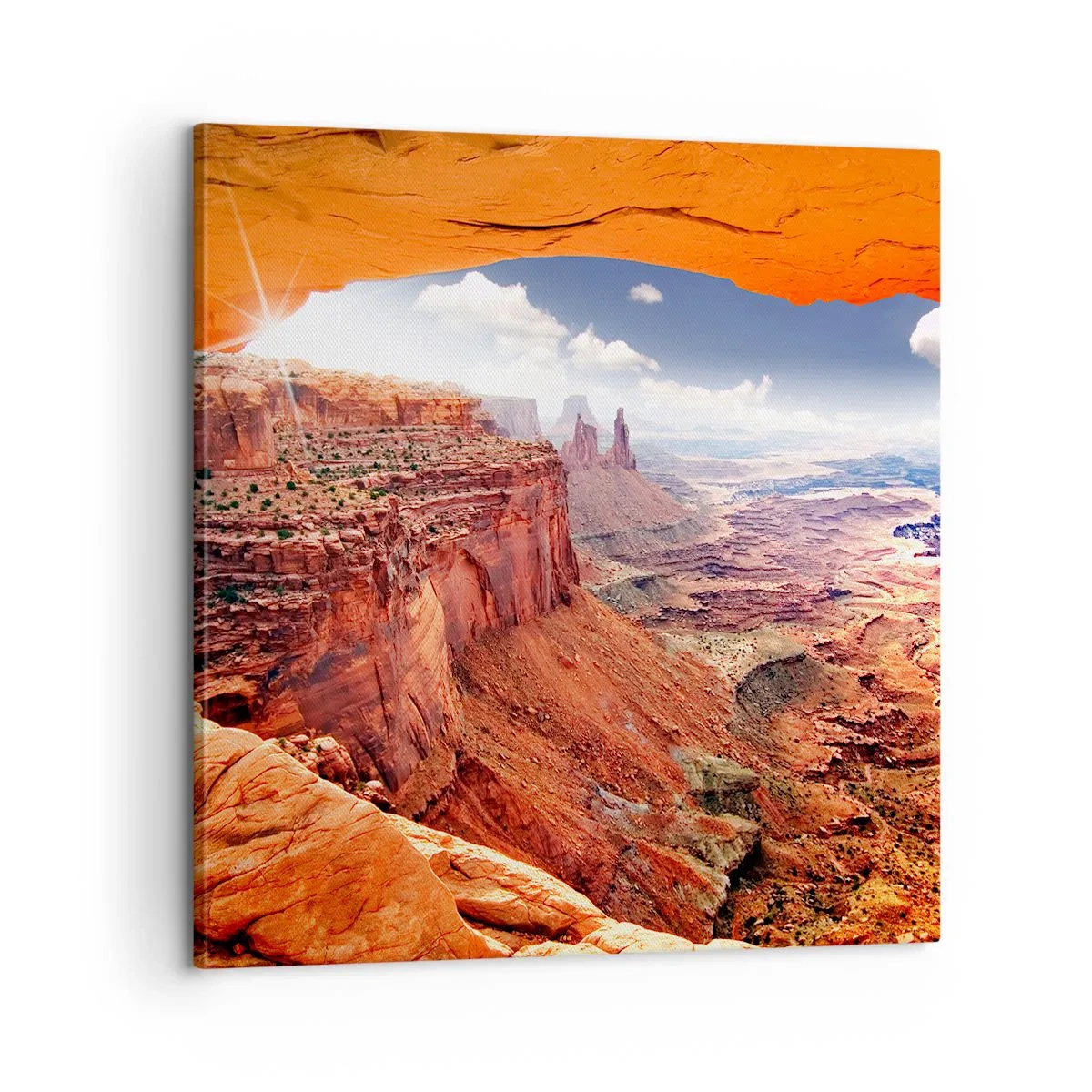 Obraz na płótnie - Wyrzeźbione przez samą naturę - 60x60 cm