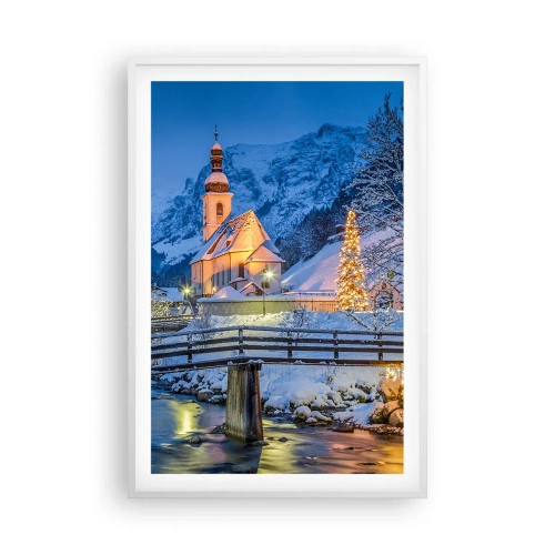 Plakat w białej ramie - Duch Świąt - 61x91 cm