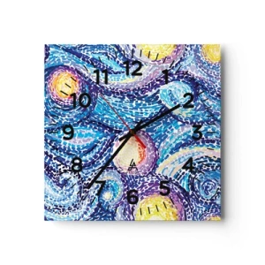 Zegar ścienny - Z obrazu van Gogha - 30x30 cm