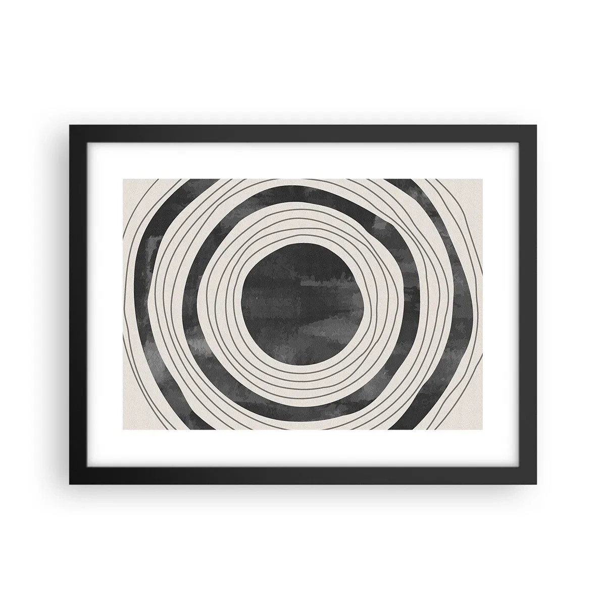 Plakat w czarnej ramie - W samo sedno - 40x30 cm